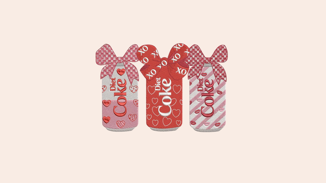 Diet Coke w/ Bows